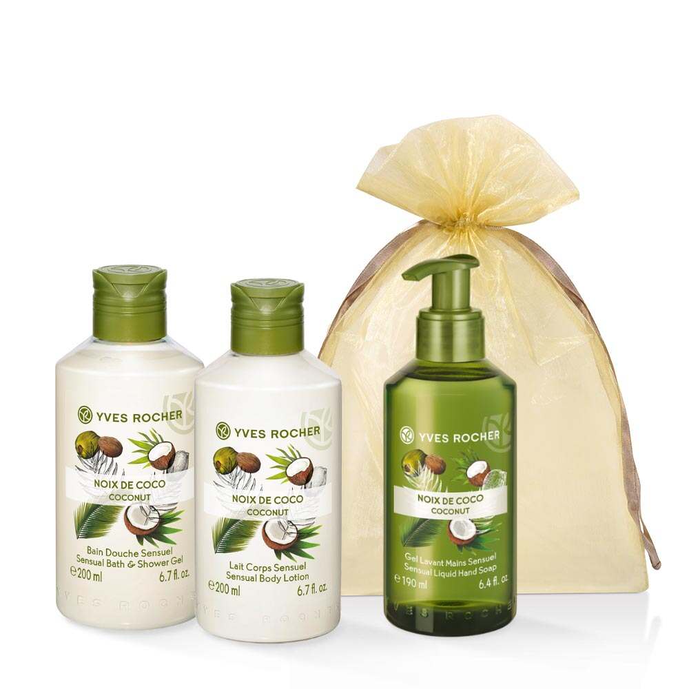 Набір Гель, Молочко, Рідке Мило Кокосовий Горіх
Набір Гель, Молочко, Рідке Мило Кокосовий Горіх