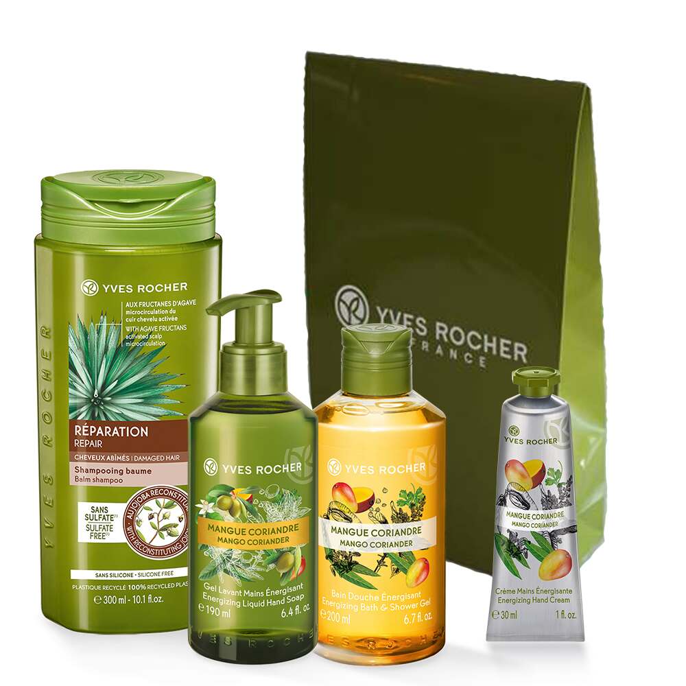 Набір Відновлення та Енергія Манго-Коріандр для Тіла Yves Rocher
Набір Відновлення та Енергія Манго-Коріандр для Тіла Yves Rocher