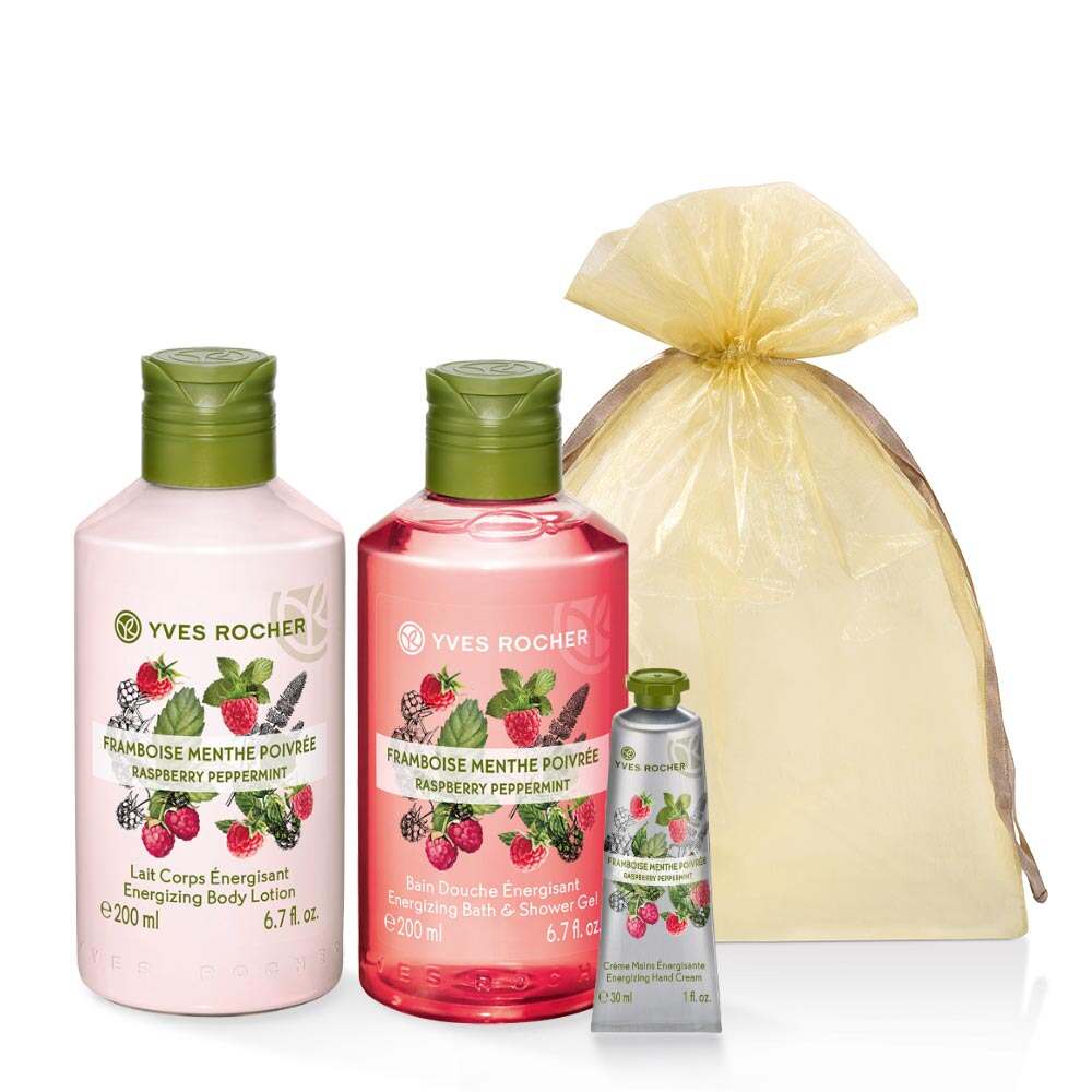 Набір Гель, Молочко, Крем для Рук Малина-М'ята
Набір Гель, Молочко, Крем для Рук Малина-М'ята