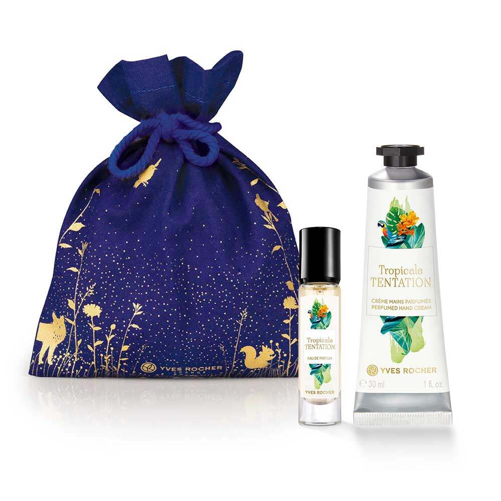 Набір Tropicale Tentation Аромат і Парфумований Крем для Рук
Набір Tropicale Tentation Аромат і Парфумований Крем для Рук