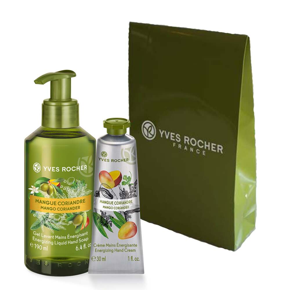 Набір Рідке Мило та Крем для Рук Манго — Коріандр
Набір Рідке Мило та Крем для Рук Манго — Коріандр