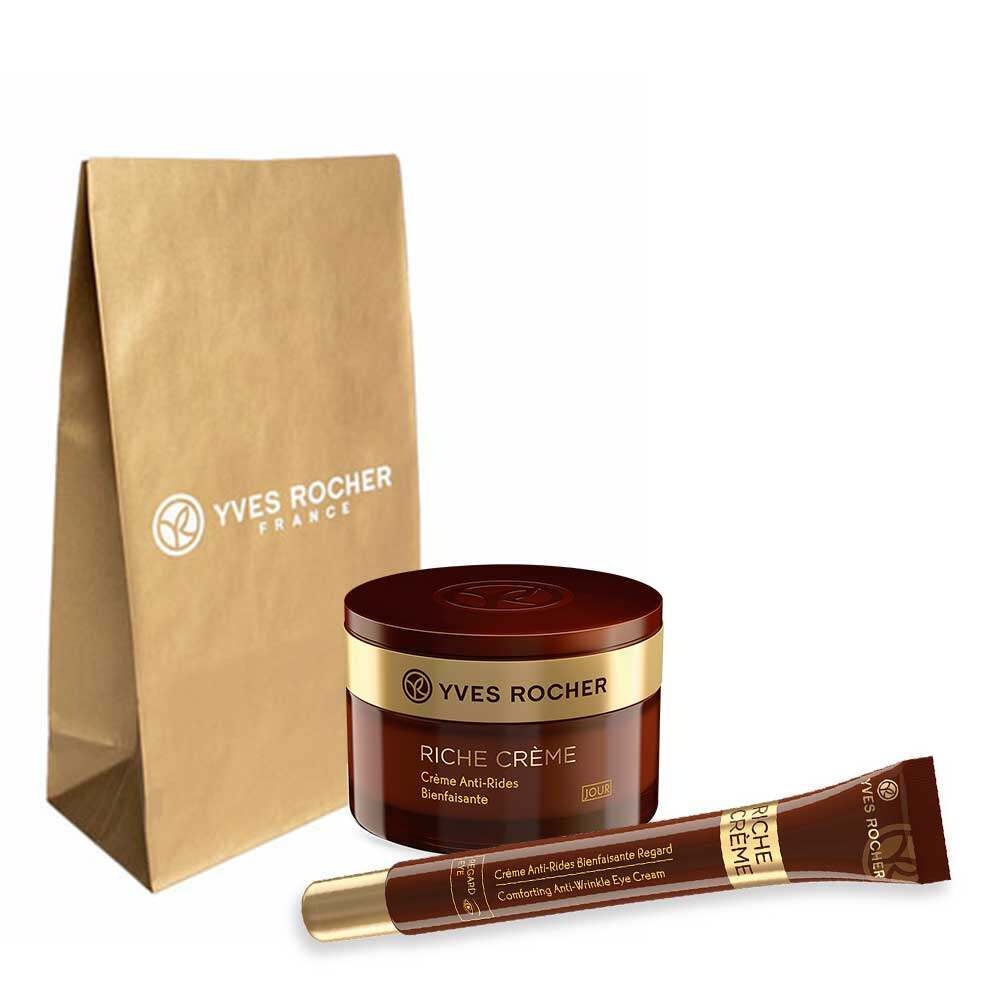 Набір Riche Crème Денний та Благотворний Крем від Зморщок для Контуру Очей
Набір Riche Crème Денний та Благотворний Крем від Зморщок для Контуру Очей