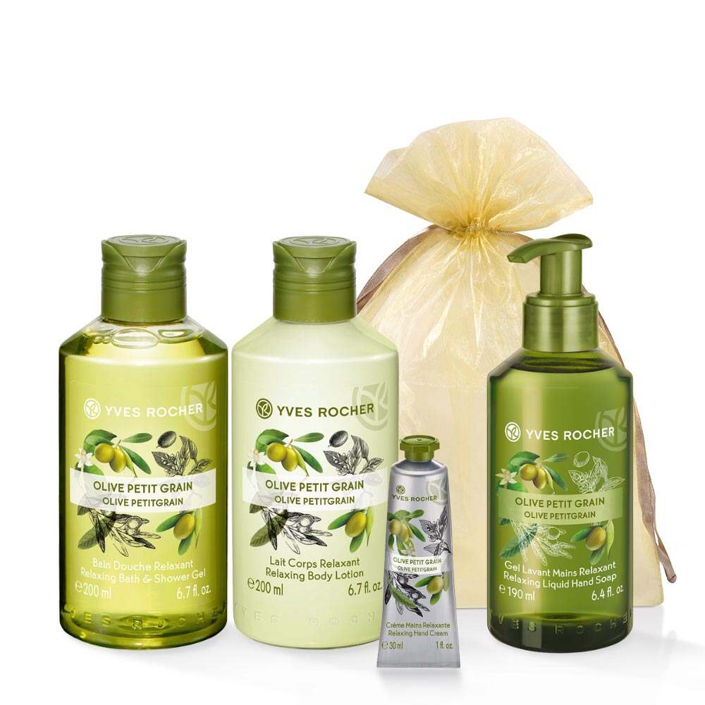 Набір Гель, Молочко, Крем, Рідке Мило Олива-Петитгрейн
Набір Гель, Молочко, Крем, Рідке Мило Олива-Петитгрейн