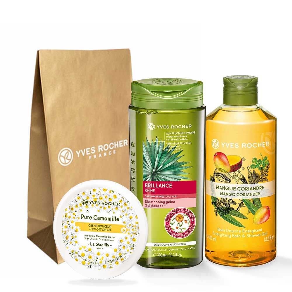 Набір Шампунь та Гель Манго - Коріандр і Крем для Обличчя та Тіла
Набір Шампунь та Гель Манго - Коріандр і Крем для Обличчя та Тіла