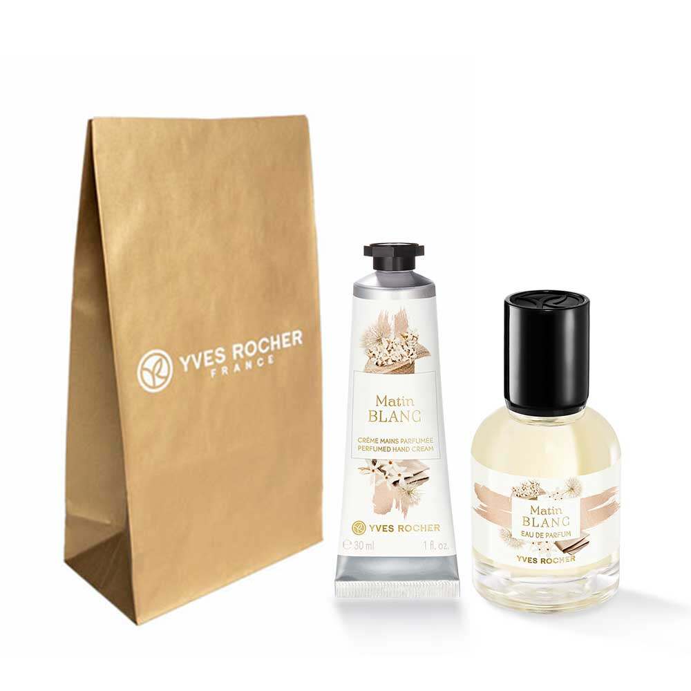 Набір Matin Blanc Парфумована Вода та Крем для Рук
Набір Matin Blanc Парфумована Вода та Крем для Рук