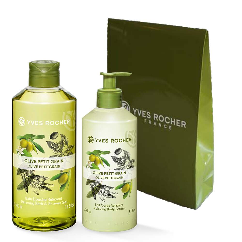 Набір Олива - Петитгрейн Гель для Душу та Молочко для Тіла Yves Rocher
Набір Олива - Петитгрейн Гель для Душу та Молочко для Тіла Yves Rocher