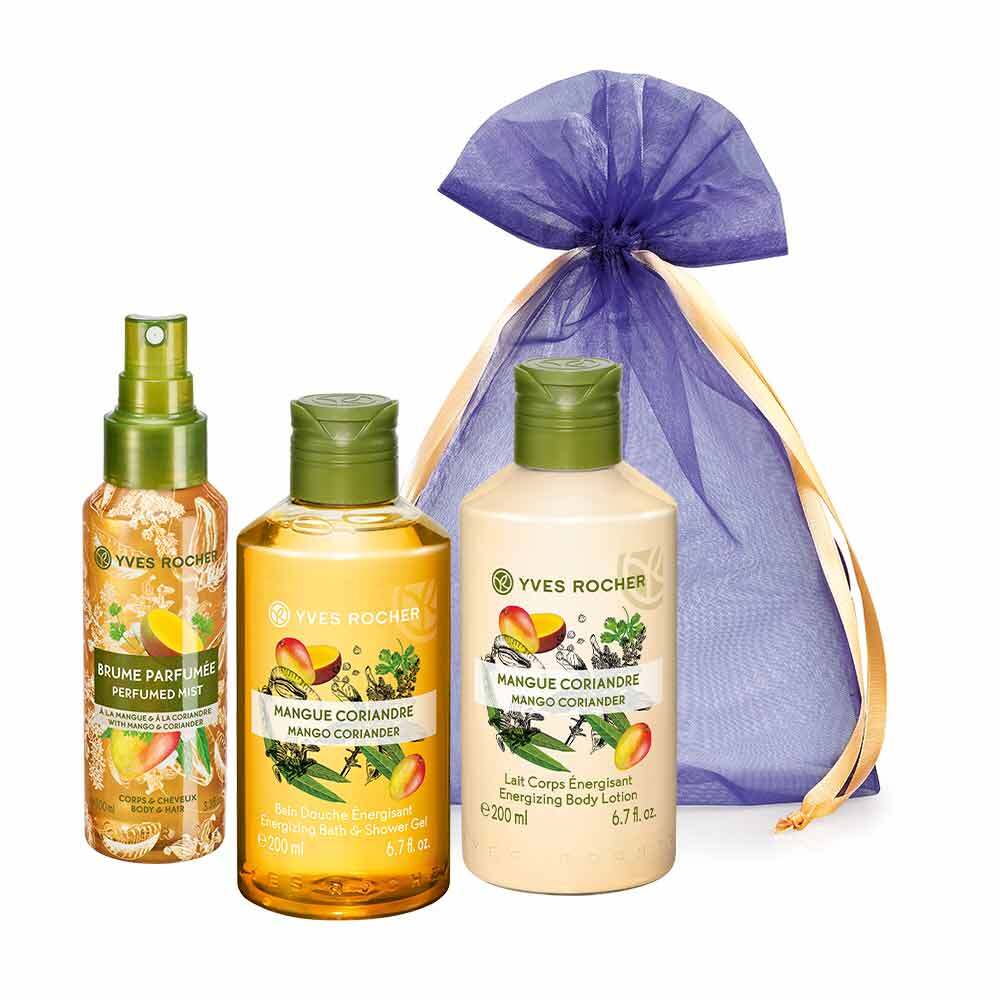 Набір Гель і Молочко та Парфумований Спрей для Тіла Манго – Коріандр
Набір Гель і Молочко та Парфумований Спрей для Тіла Манго – Коріандр