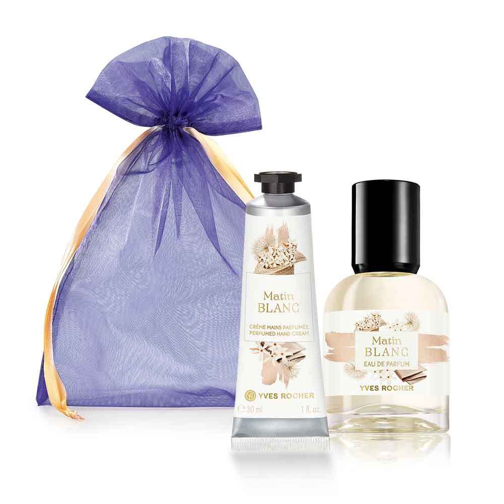 Набір Matin Blanc Парфумована Вода та Крем для Рук
Набір Matin Blanc Парфумована Вода та Крем для Рук