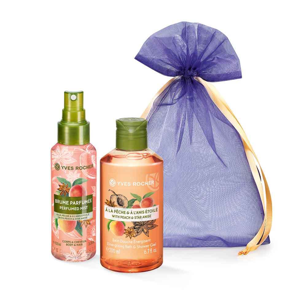 Набір Гель для Душу та Парфумований Спрей Персик - Аніс
Набір Гель для Душу та Парфумований Спрей Персик - Аніс