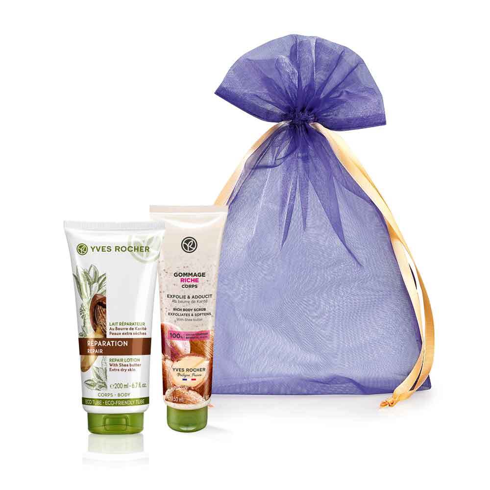 Набір Скраб і Відновлювальне Молочко для Дуже Сухої Шкіри
Набір Скраб і Відновлювальне Молочко для Дуже Сухої Шкіри