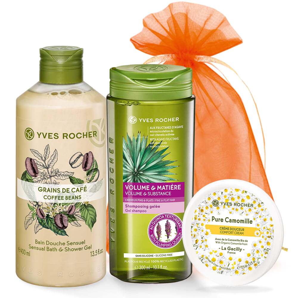 Набір Шампунь та Гель Бразильська Кава і Крем для Обличчя та Тіла
Набір Шампунь та Гель Бразильська Кава і Крем для Обличчя та Тіла