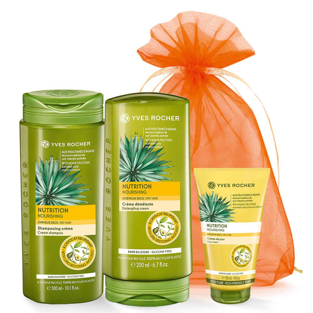 Набір Шампунь та Бальзам і Маска для Волосся Живлення та Шовковистість
Набір Шампунь та Бальзам і Маска для Волосся Живлення та Шовковистість