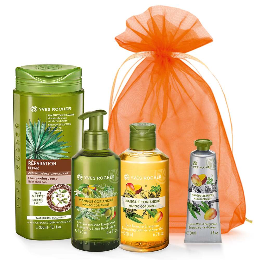 Набір Шампунь та Гель для Душу та Крем і Рідке Мило Манго
Набір Шампунь та Гель для Душу та Крем і Рідке Мило Манго