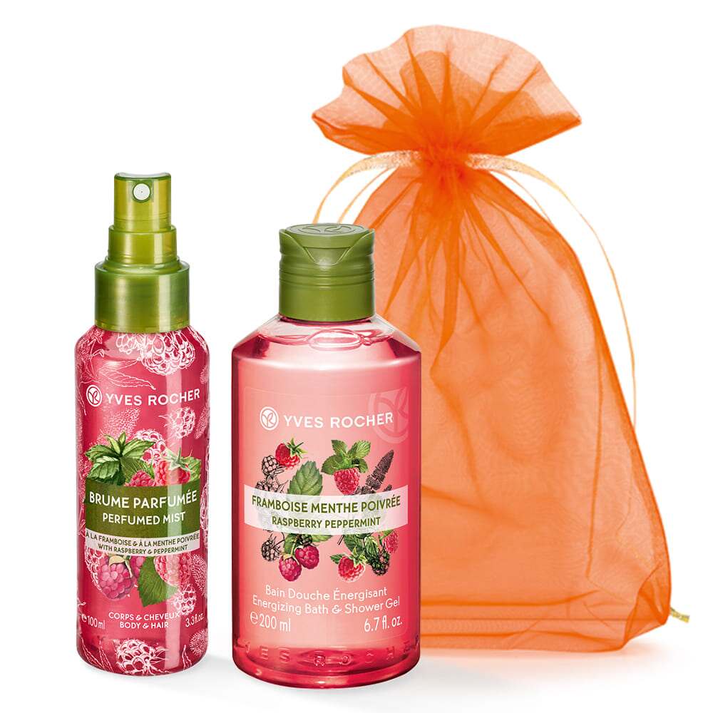 Набір для Тіла Гель та Парфумований Спрей Малина-М'ята
Набір для Тіла Гель та Парфумований Спрей Малина-М'ята