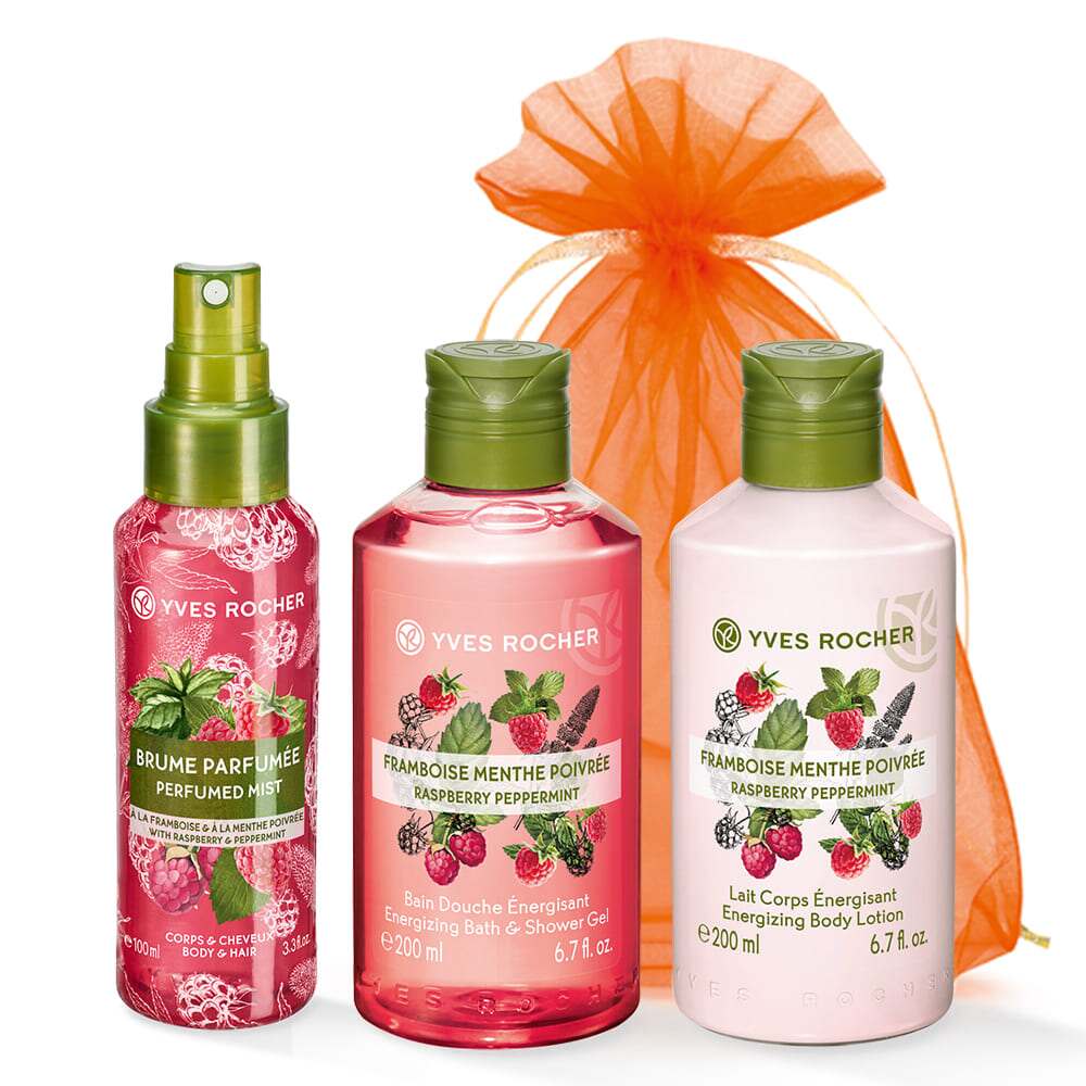 Набір Гель і Молочко та Парфумований Спрей Малина-М'ята
Набір Гель і Молочко та Парфумований Спрей Малина-М'ята