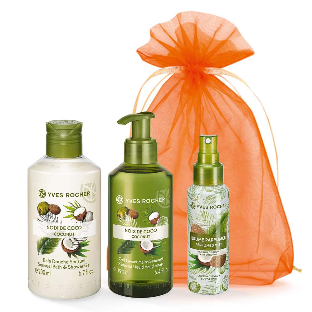 Набір Гель і Рідке Мило та Парфумований Спрей Кокос
Набір Гель і Рідке Мило та Парфумований Спрей Кокос