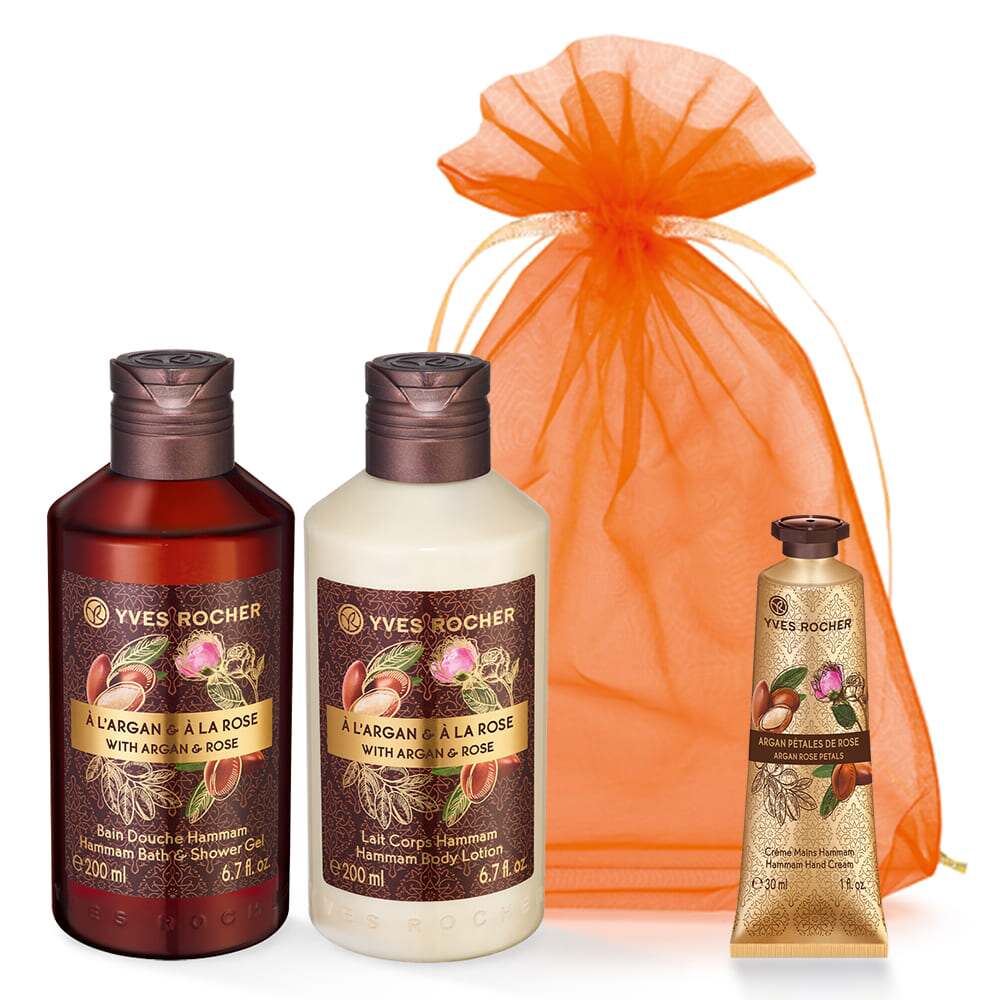 Набір Гель і Молочко та Крем Арганія-Троянда
Набір Гель і Молочко та Крем Арганія-Троянда
