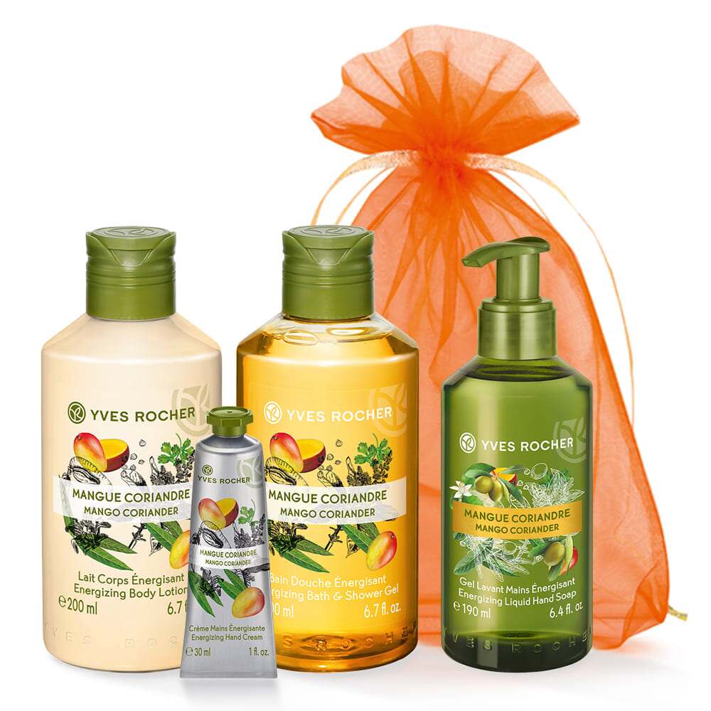 Набір Гель і Молочко та Рідке Мило і Крем для Рук Манго-Коріандр
Набір Гель і Молочко та Рідке Мило і Крем для Рук Манго-Коріандр