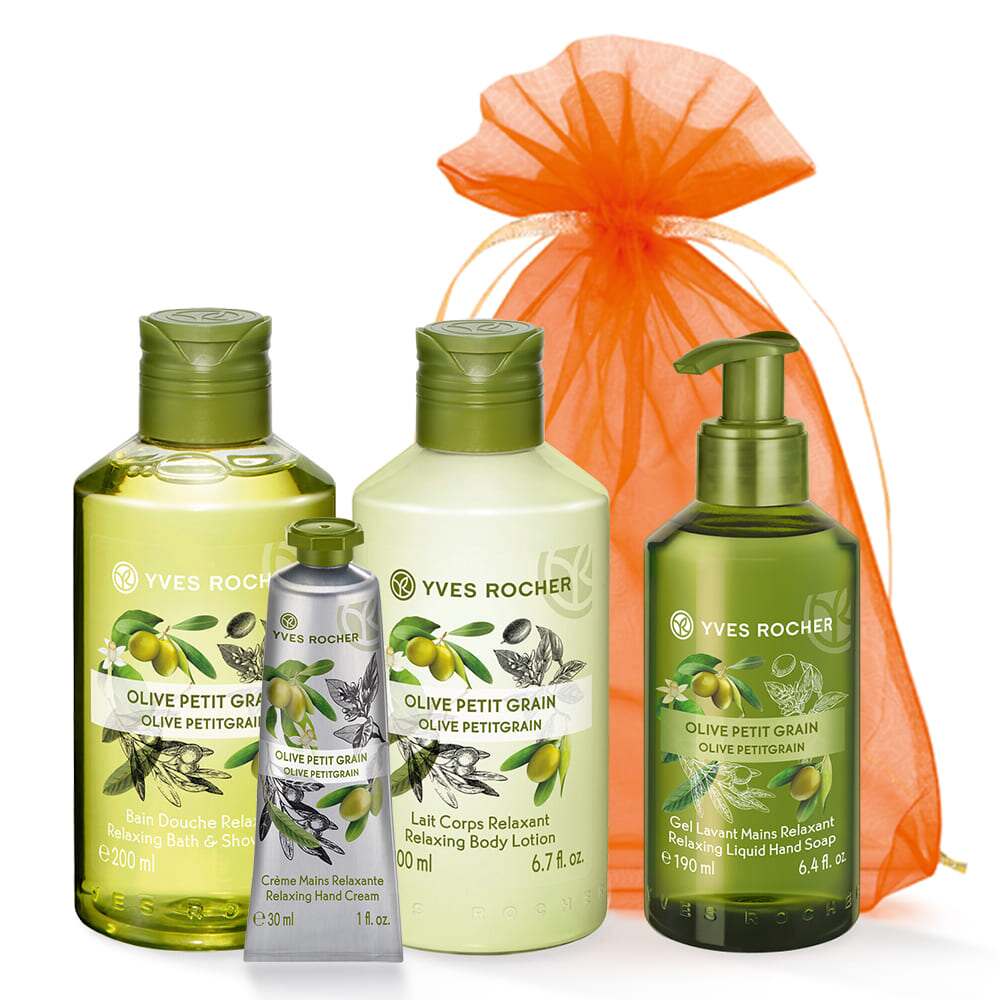Набір Гель і Молочко та Рідке Мило і Крем для Рук Олива-Петитгрейн
Набір Гель і Молочко та Рідке Мило і Крем для Рук Олива-Петитгрейн