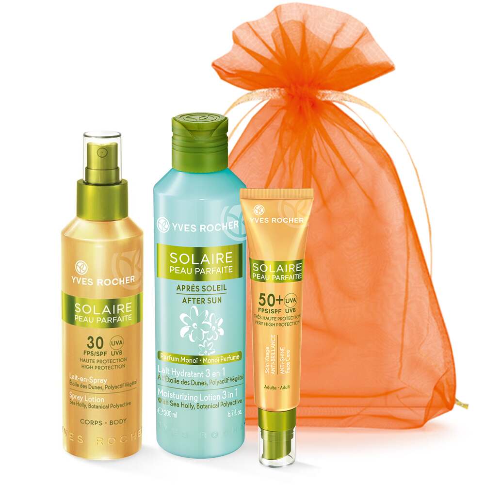 Набір Сонцезахист для Тіла SPF30 та Обличчя SPF50 з Молочком
Набір Сонцезахист для Тіла SPF30 та Обличчя SPF50 з Молочком