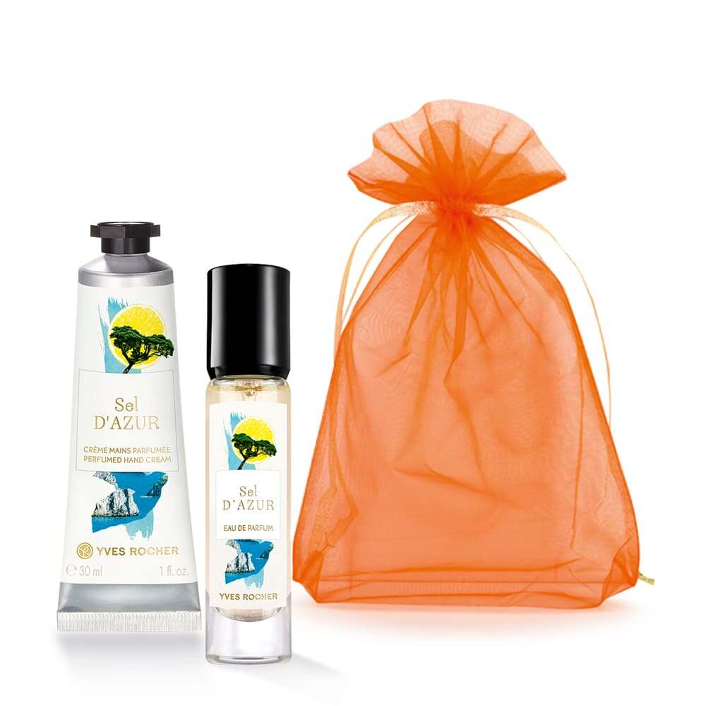 Набір Sel d'Azur Аромат і Парфумований Крем для Рук
Набір Sel d'Azur Аромат і Парфумований Крем для Рук