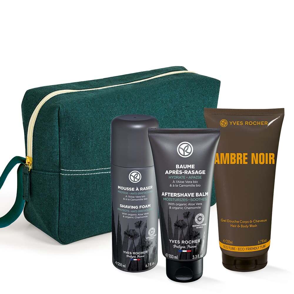 Набір для Гоління та Парфумований Гель Ambre Noir Пачулі та Кедр
Набір для Гоління та Парфумований Гель Ambre Noir Пачулі та Кедр