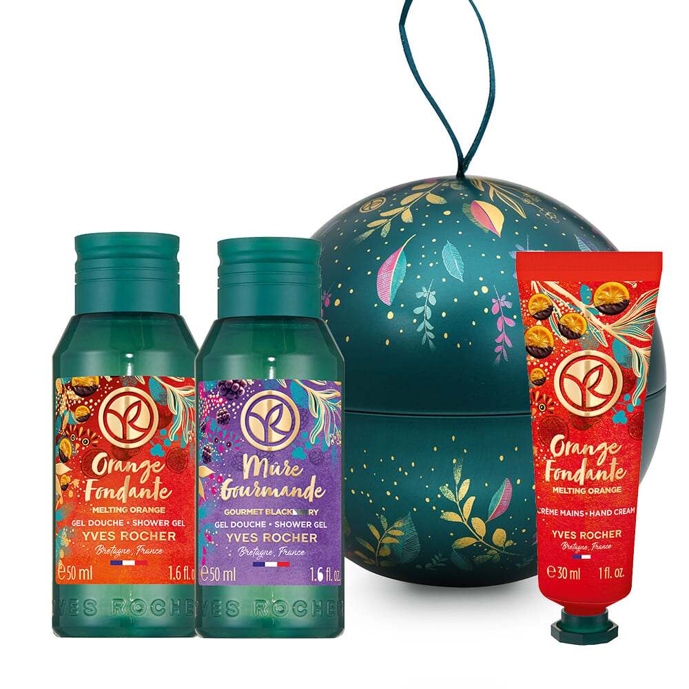 Набір Гелі для Душу і Крем для Рук Апельсин та Куля-Коробочка 
Набір Гелі для Душу і Крем для Рук Апельсин та Куля-Коробочка