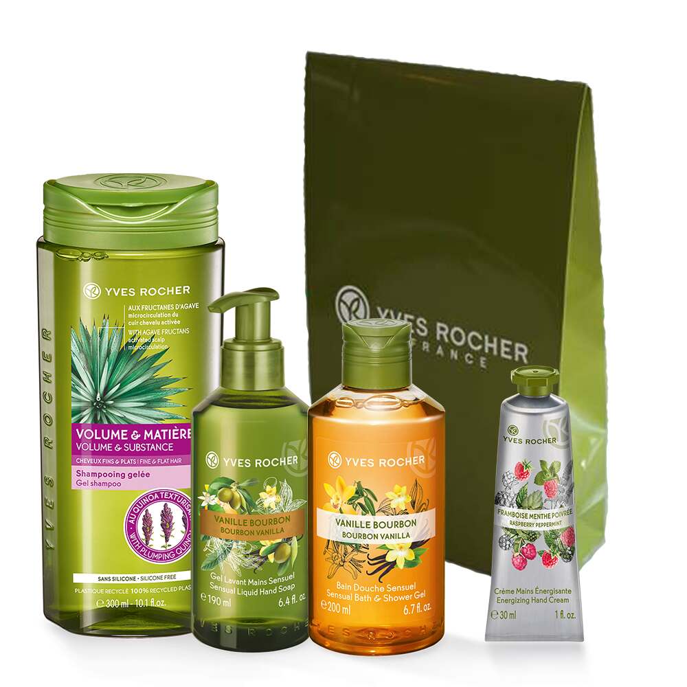 Набір Об'єм Волосся та Догляд для Тіла Ваніль
Набір Об'єм Волосся та Догляд для Тіла Ваніль