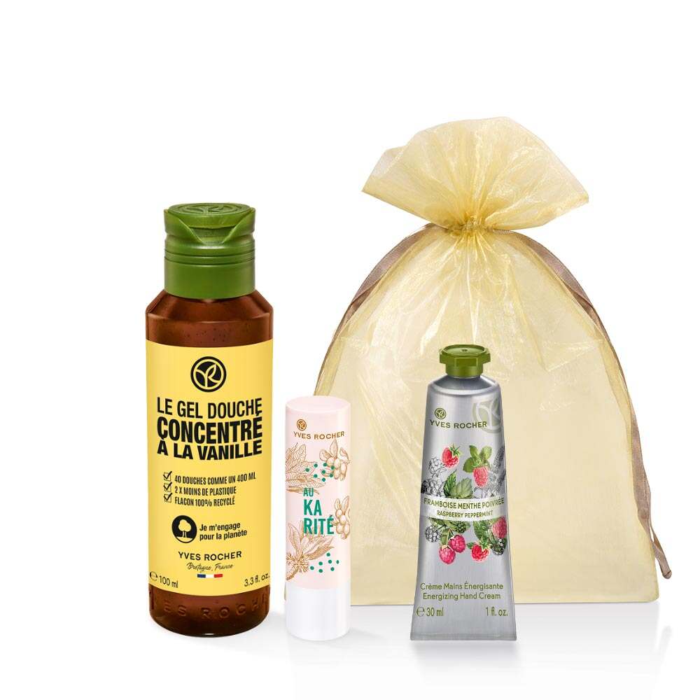 Набір Екогель, Крем для Рук, Бальзам для Губ Ваніль
Набір Екогель, Крем для Рук, Бальзам для Губ Ваніль