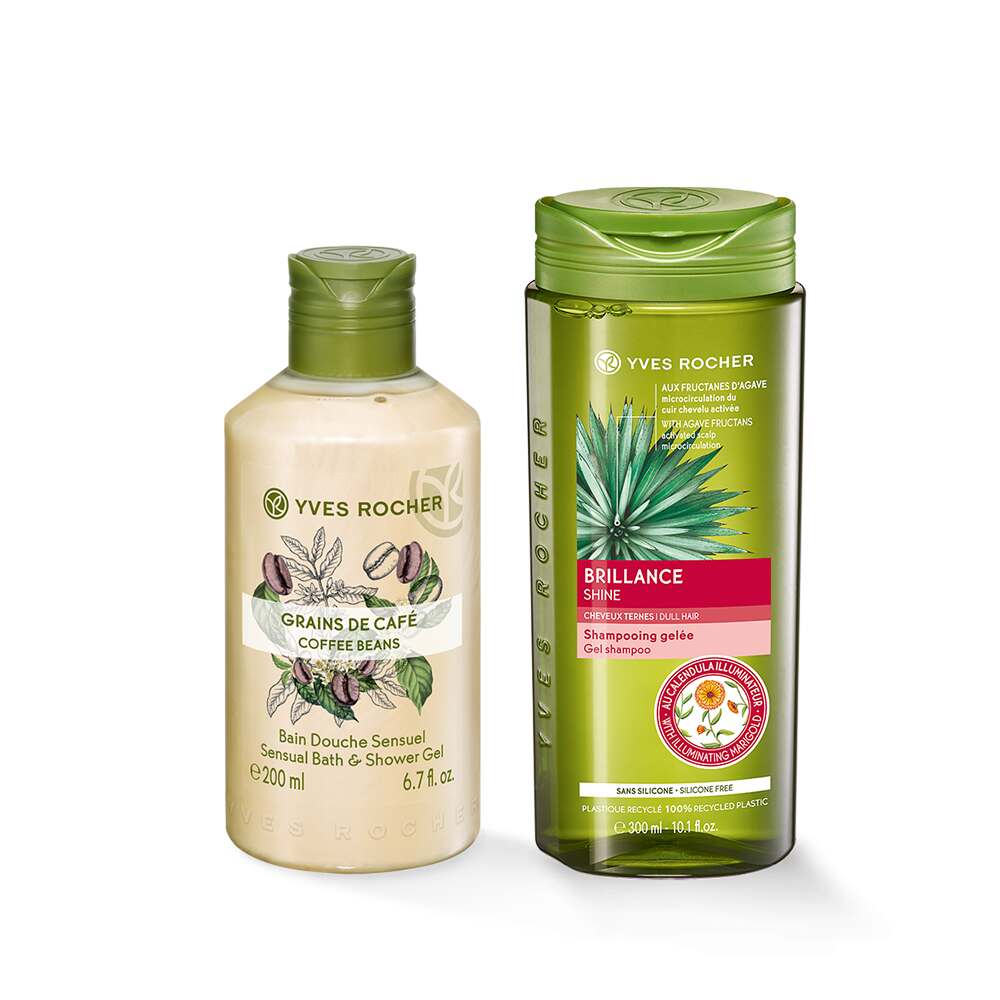 Набір Шампунь для Блиску та Гель Бразильська Кава для душу
Набір Шампунь для Блиску та Гель Бразильська Кава для душу