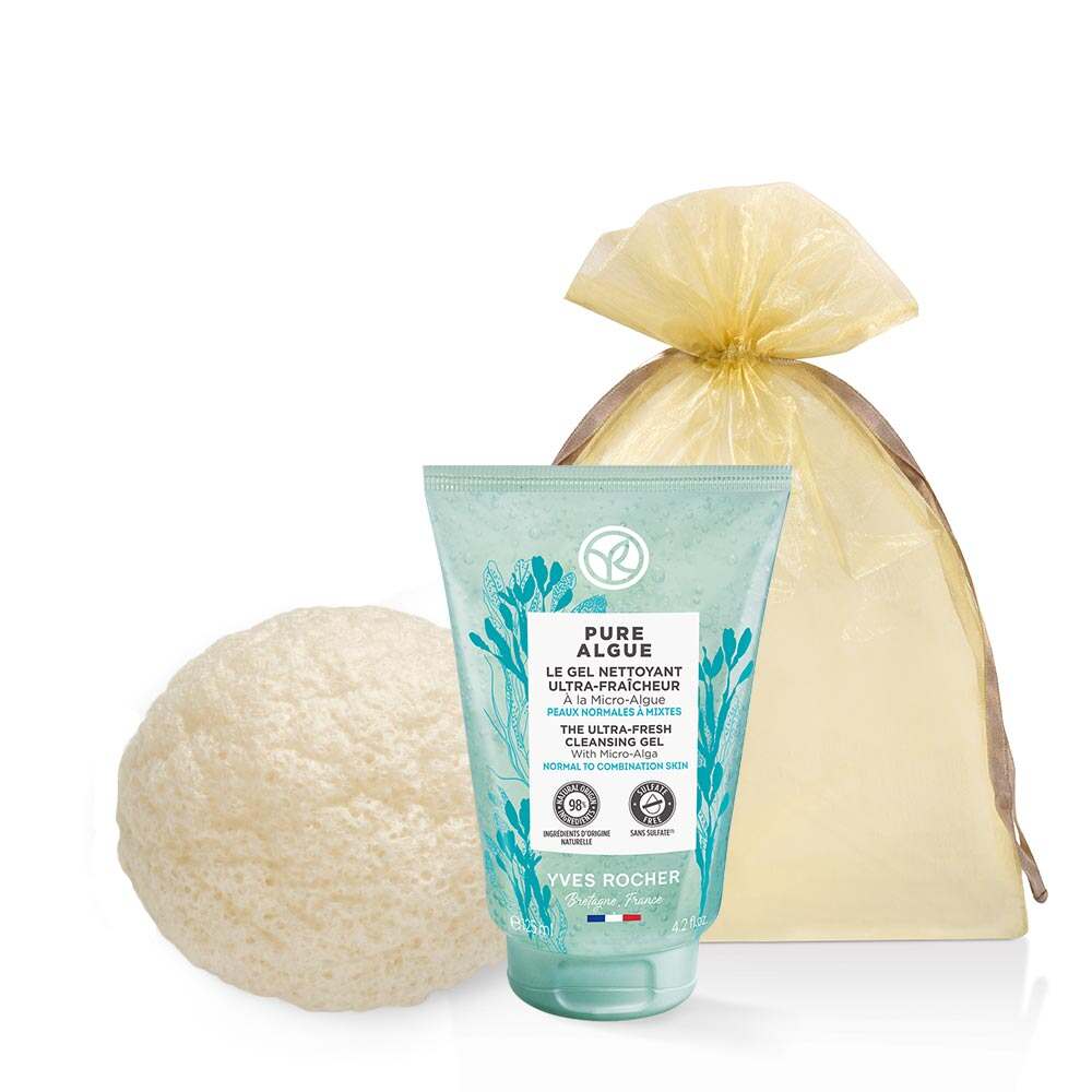 Гель та Спонж для Вмивання Зволоження та Свіжість для нормальної шкіри
Гель та Спонж для Вмивання Зволоження та Свіжість для нормальної шкіри