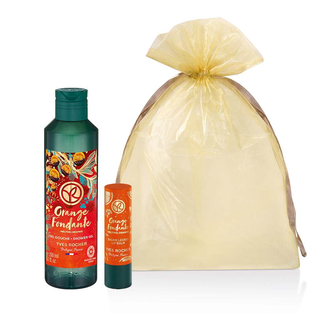 Дует Апельсин в Шоколаді з мішечком з органзи: гель для душу, бальзам для губ
Дует Апельсин в Шоколаді з мішечком з органзи: гель для душу, бальзам для губ