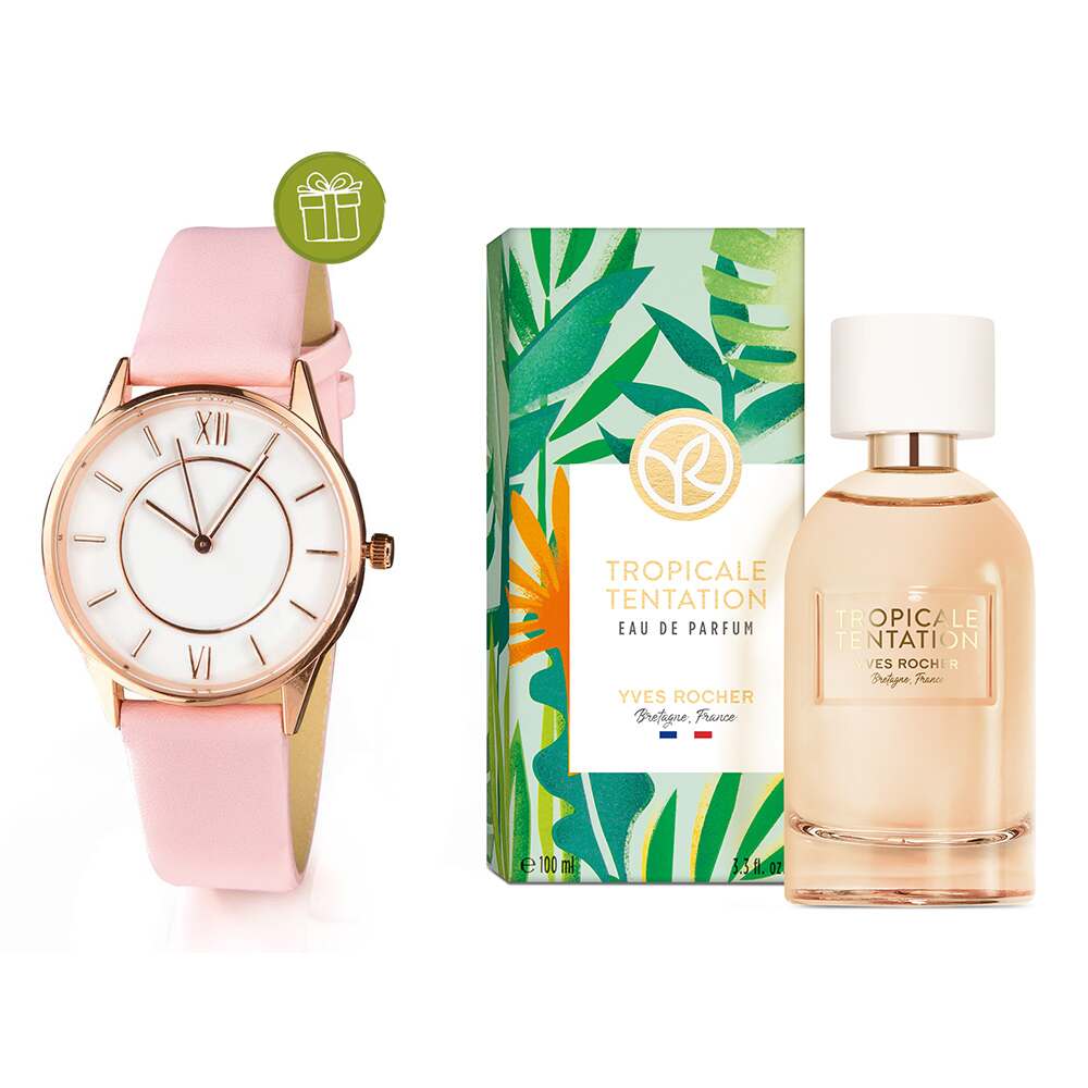 Парфумована вода Tropicale Tentation + Годинник у подарунок
Парфумована вода Tropicale Tentation + Годинник у подарунок
