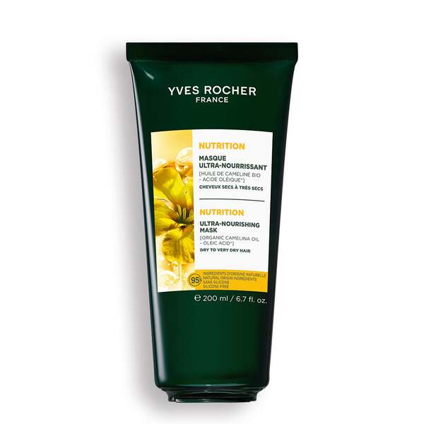 Інтенсивна маска Живлення та зволоження з олією камеліни Yves Rocher