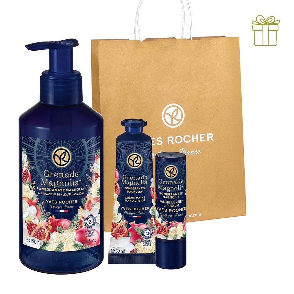 Набір Мандарин і хвоя: крем та мило для рук, бальзам для губ Yves Rocher Набір Мандарин і хвоя: крем та мило для рук, бальзам для губ Yves Rocher