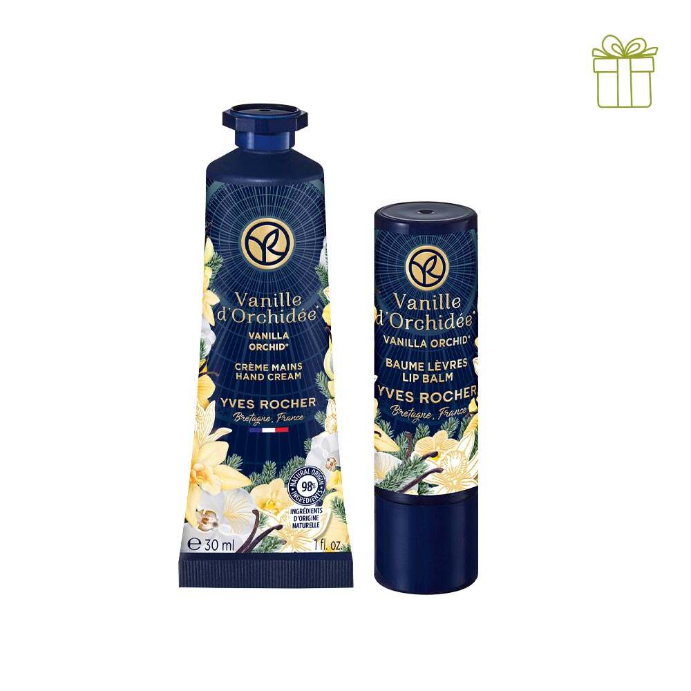 Набір Зимові ягоди: крем для рук, бальзам для губ Yves Rocher Набір Зимові ягоди: крем для рук, бальзам для губ Yves Rocher