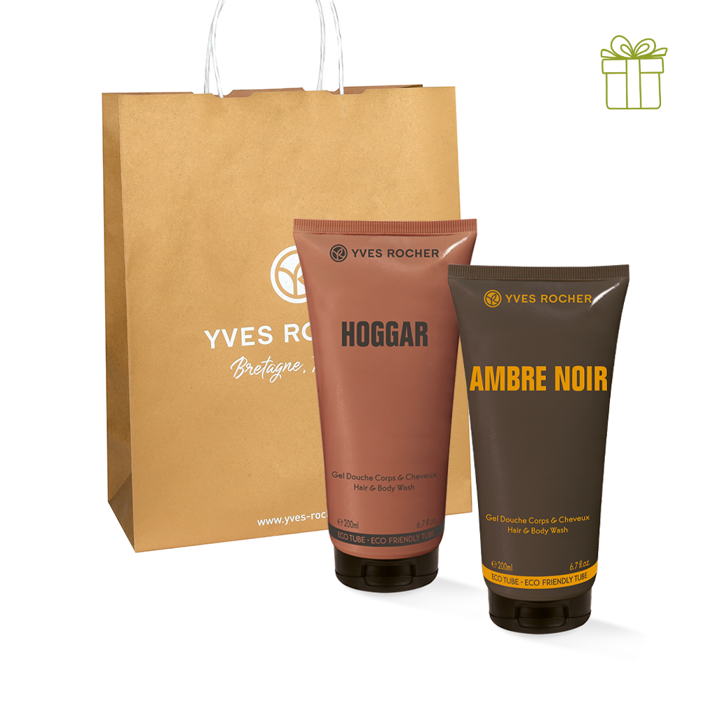 Дует парфумованих гелів для чоловіків: Hoggar та Ambre Noir Yves Rocher в Хмельницком Дует парфумованих гелів для чоловіків: Hoggar та Ambre Noir Yves Rocher в Хмельницком