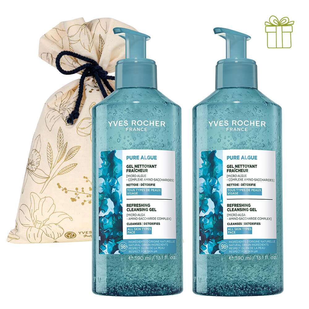 Дует Pure Algue: Зволожувальний гель для вмивання Yves Rocher Дует Pure Algue: Зволожувальний гель для вмивання Yves Rocher