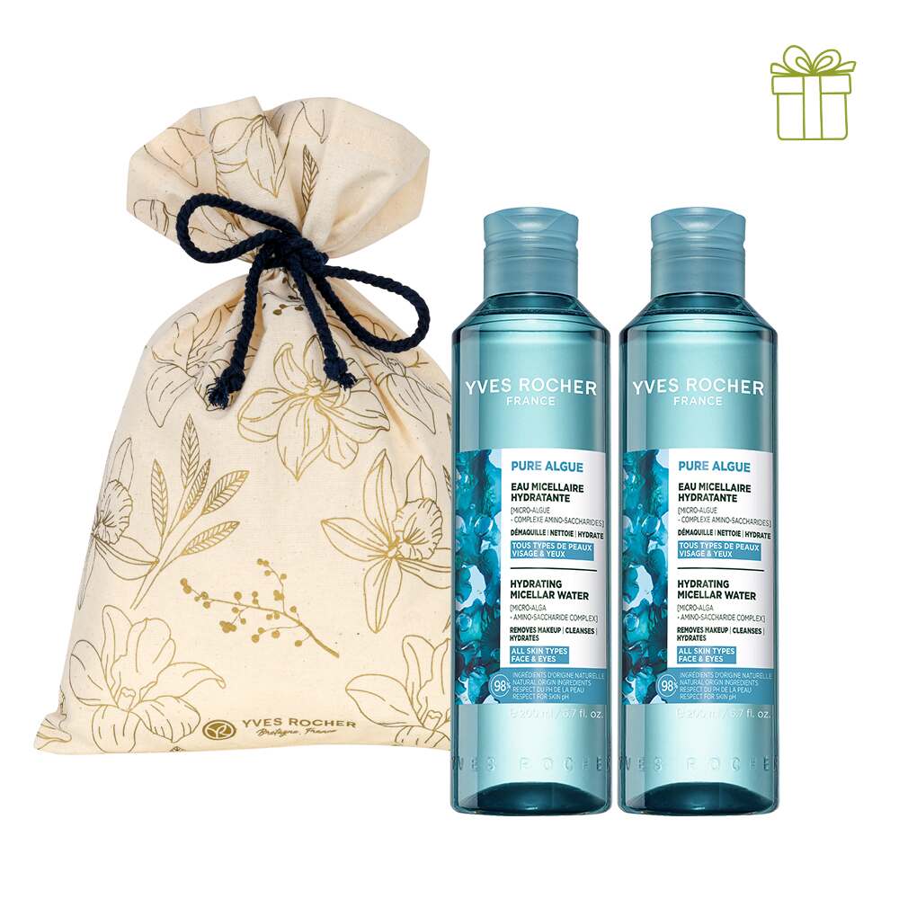 Дует Pure Algue: Зволожувальна міцелярна вода  Yves Rocher Дует Pure Algue: Зволожувальна міцелярна вода  Yves Rocher